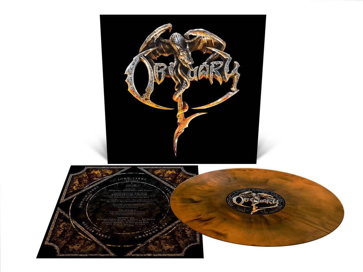 Obituary - Obituary (Halloween Orange and Black Galaxy Merge) LP