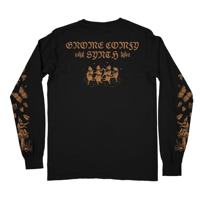 DEEP GNOME LONGSLEEVE - Black!