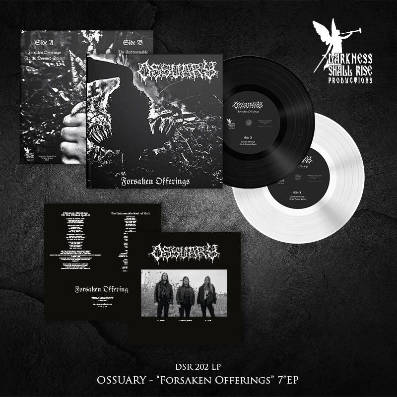 OSSUARY - FORSAKEN OFFERINGS (BLACK VINYL) Vinyl 7" EP