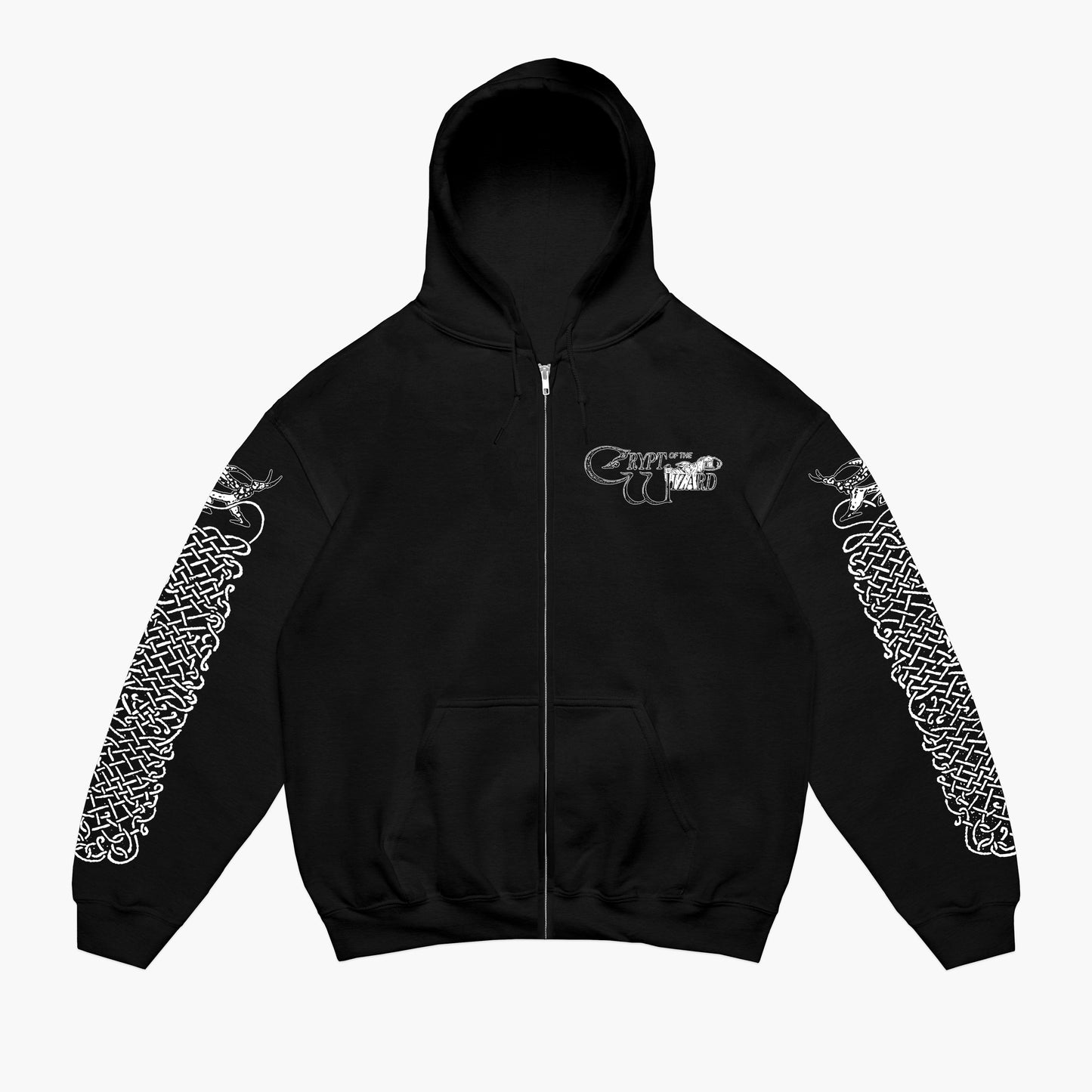 Crypt of the Wizard X Cuero Negro Hoodie