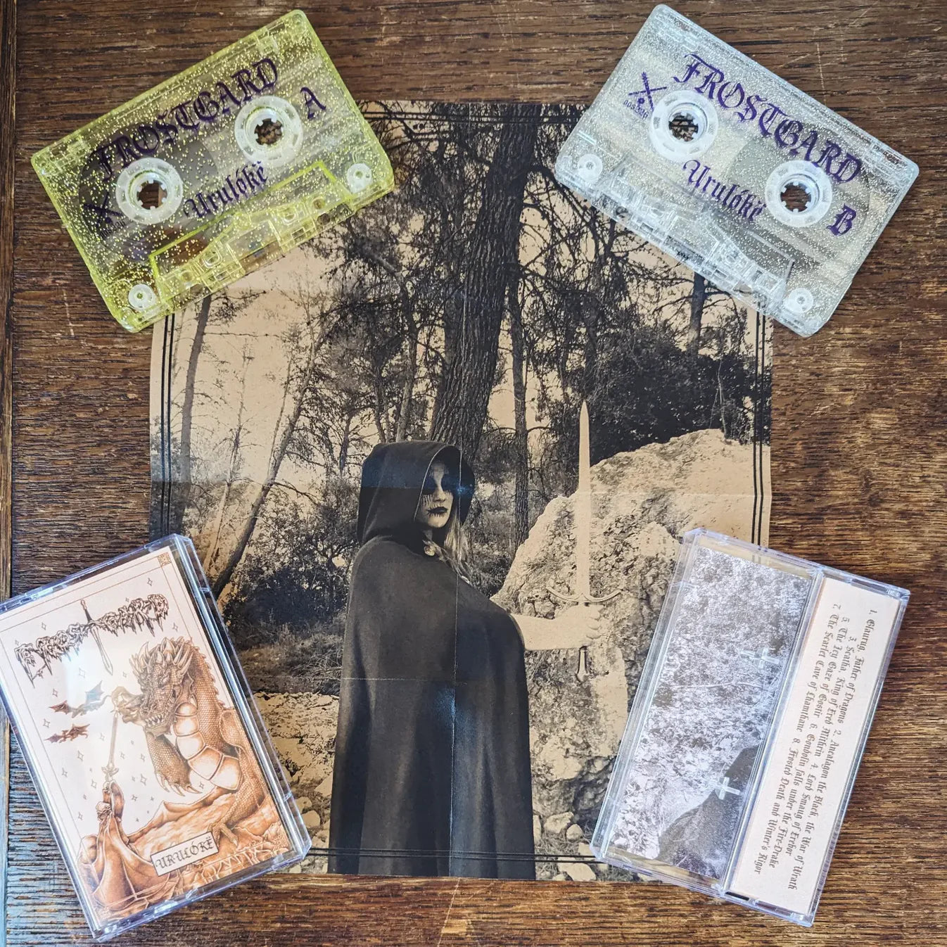 FROSTGARD "Urulókë" cassette tape (Gold)
