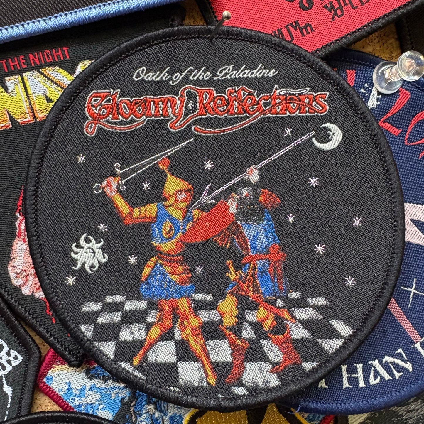 Gloomy Reflections - Woven Hoof patch