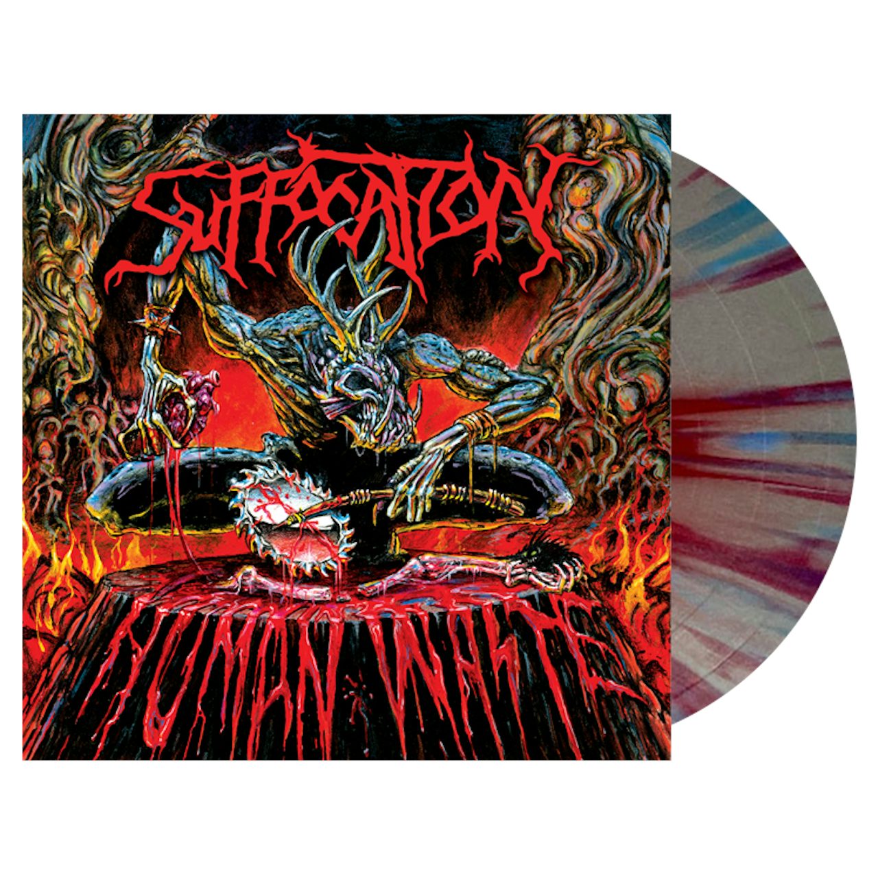 Suffocation - Human Waste (Tri Color Merge with Splatter) EP