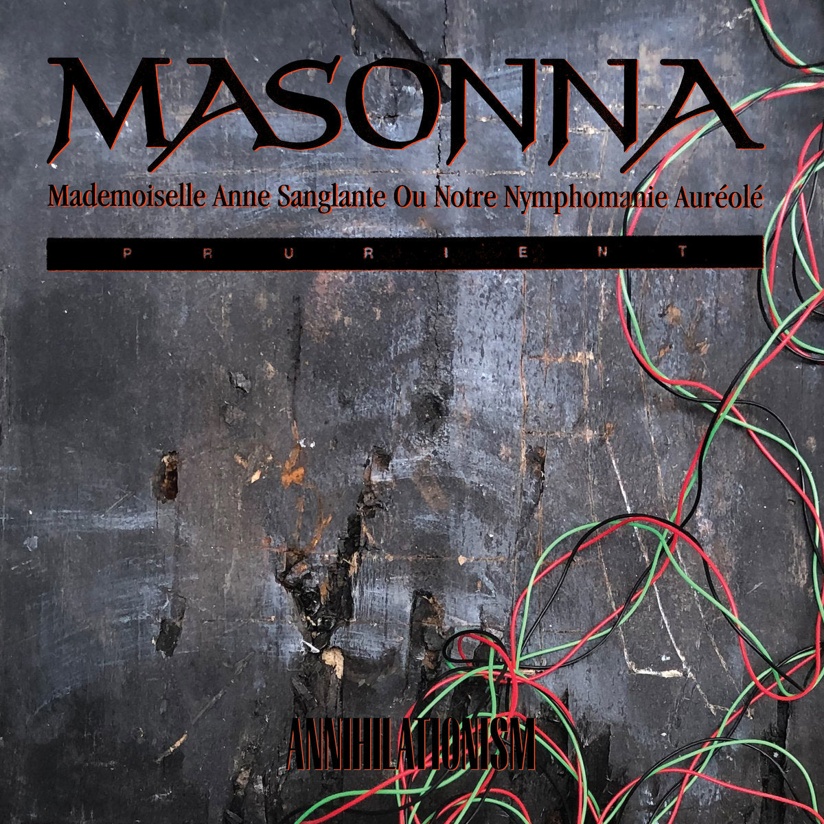 MASONNA/PRURIENT - ANNIHILATIONISM (CLEAR VINYL)