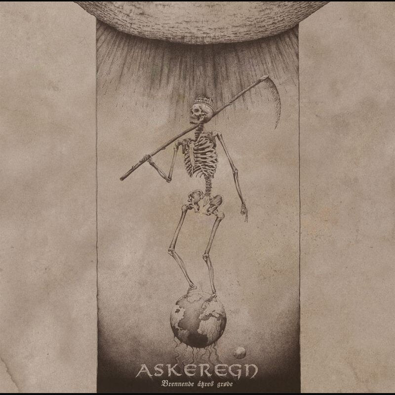 Askeregn - Brennende Aakres Groede (12'' LP) Black