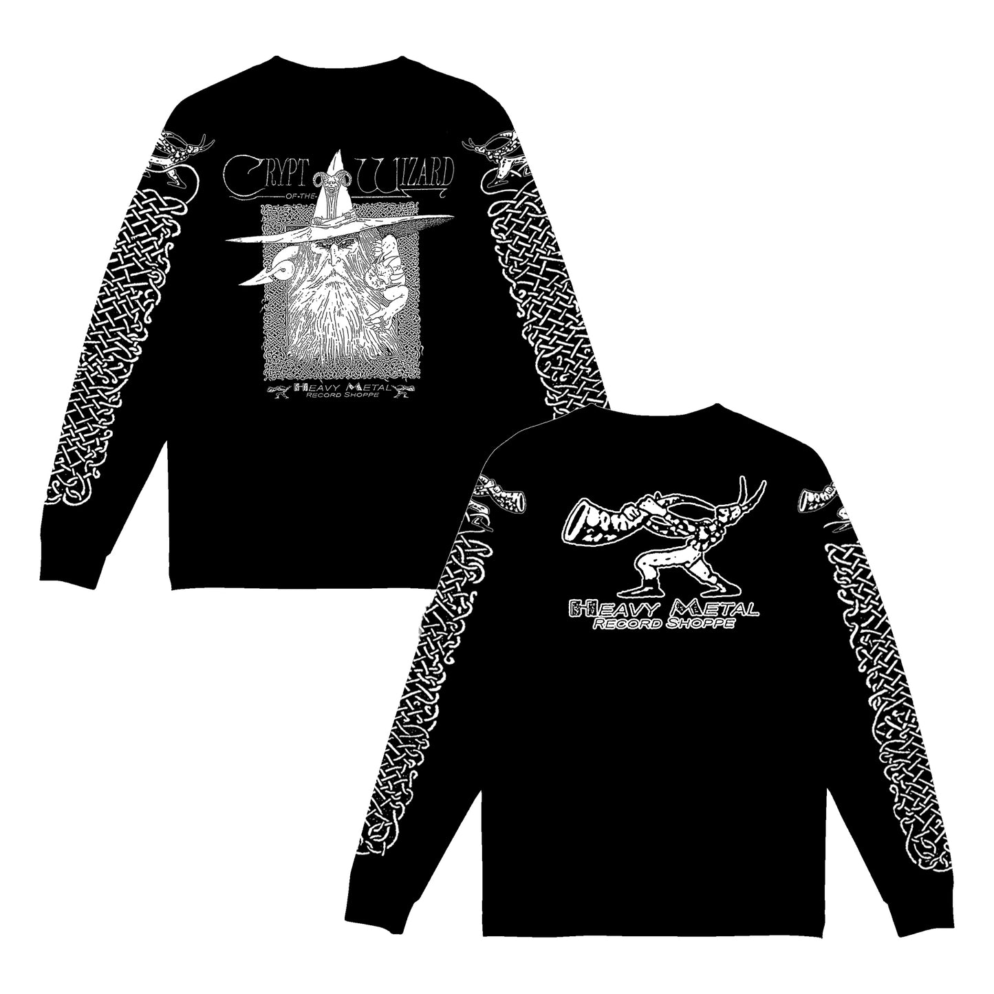 Crypt of the Wizard - Thee Wizard! Long Sleeve'd