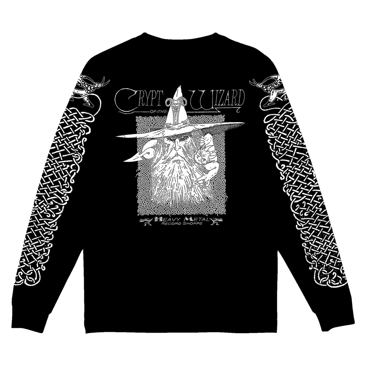 Crypt of the Wizard - Thee Wizard! Long Sleeve'd