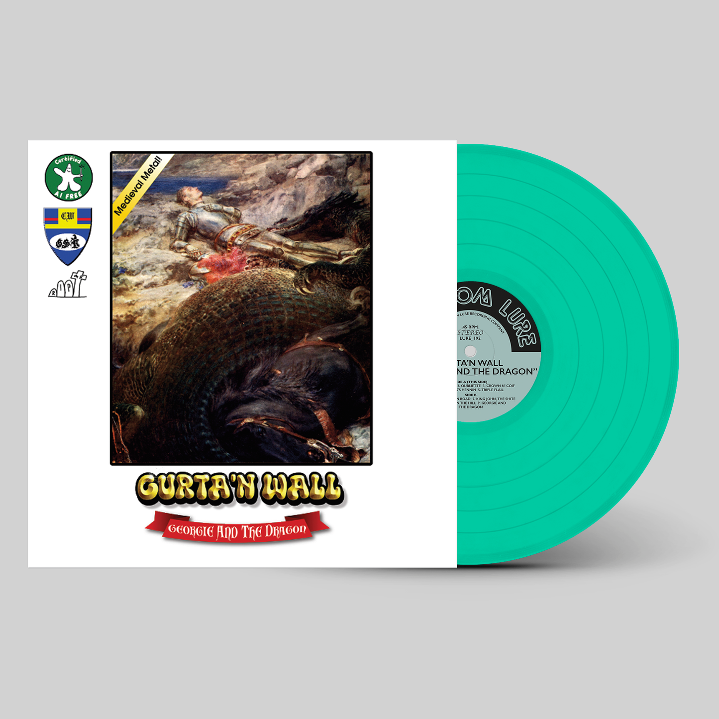 CURTA'N WALL - Georgie And The Dragon LP