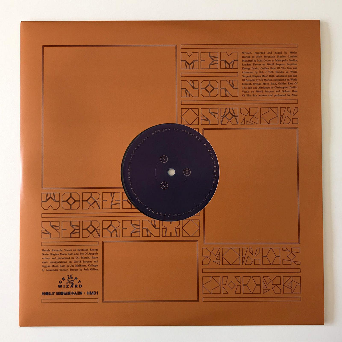 Memnon Sa - World Serpent - DAMAGED COVER