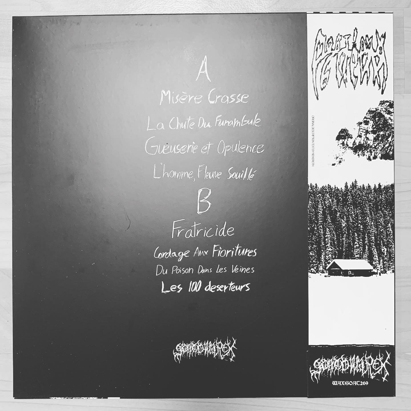 WAXGOAT269 Mort aux Gueux (Can) - Beuverie, musique du diable et misère LP