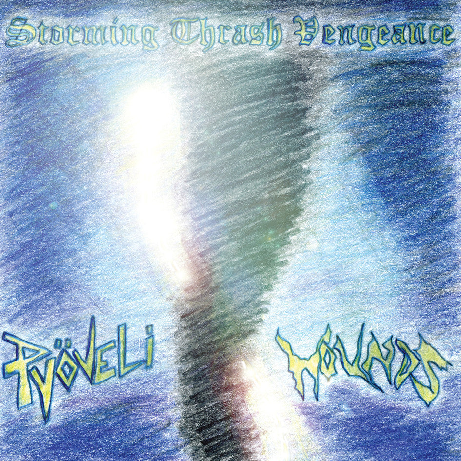 PYÖVELI (Fin) / WOUNDS (Fin) - Storming Thrash Vengeance split LP