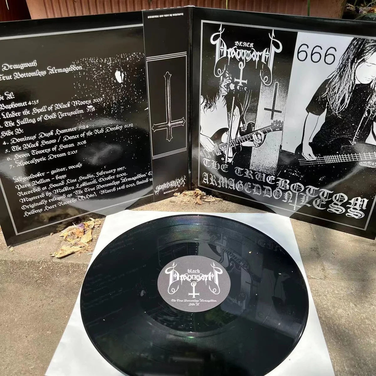 WAXGOAT237 BLACK DRAUGWATH (RUS) - THE TRUE BOTTOMLESS ARMAGEDDON - LP