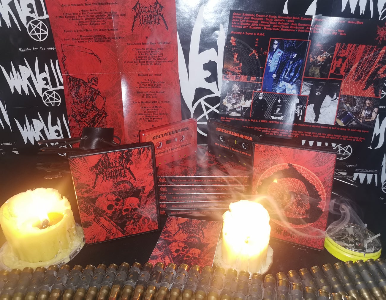 NUCLEARHAMMER - WAR CHRONICLES: A HISTORY OF OBLITERATION (2006-2017) DOUBLE CASSETTE