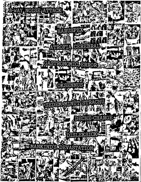8-Way Noise Attack - Various Artists (2 × Cassette)