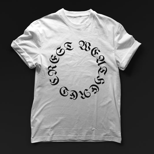 Weathered Crest - T-Shirt (White)