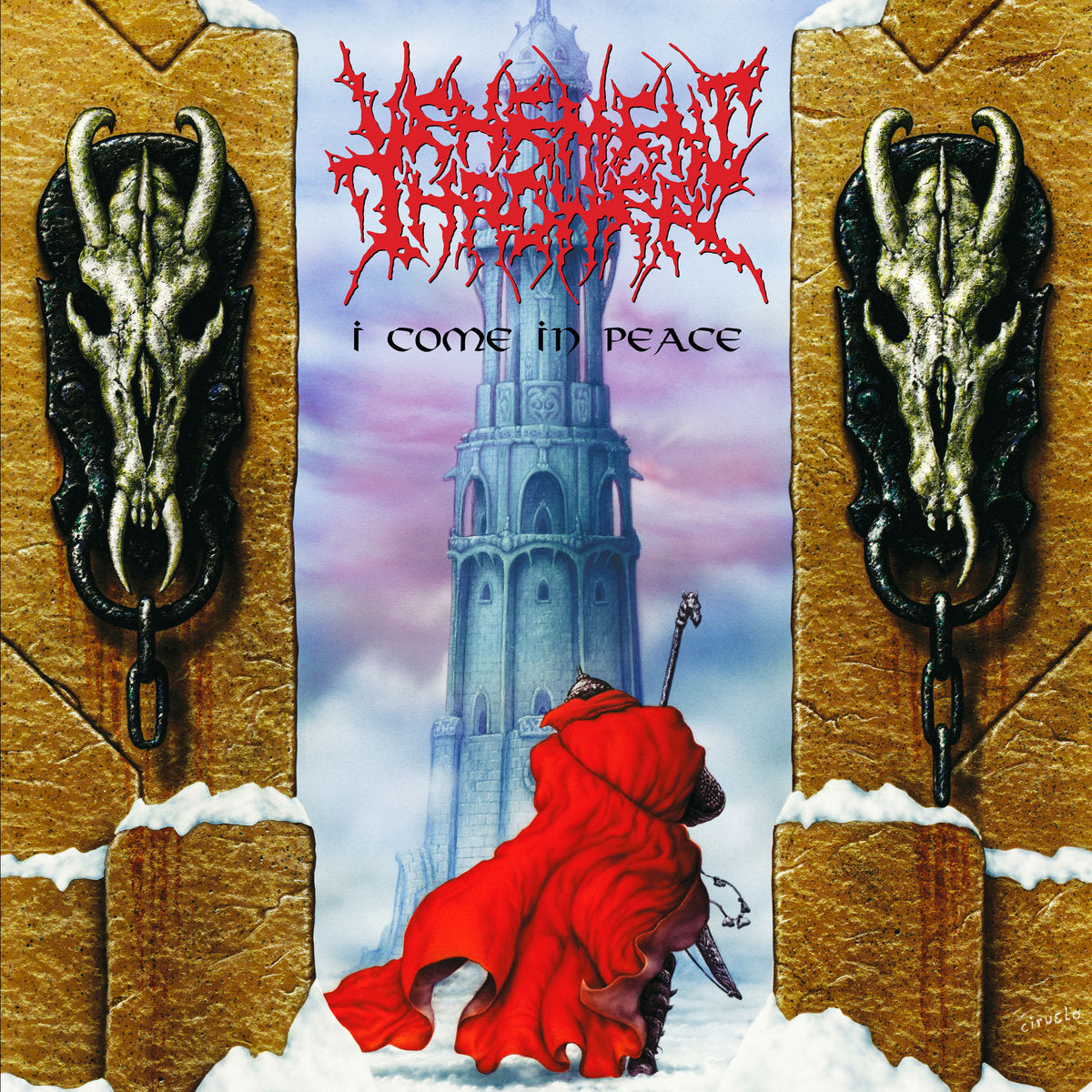 VEHEMENT THROWER - I COME IN PEACE (RED VINYL)