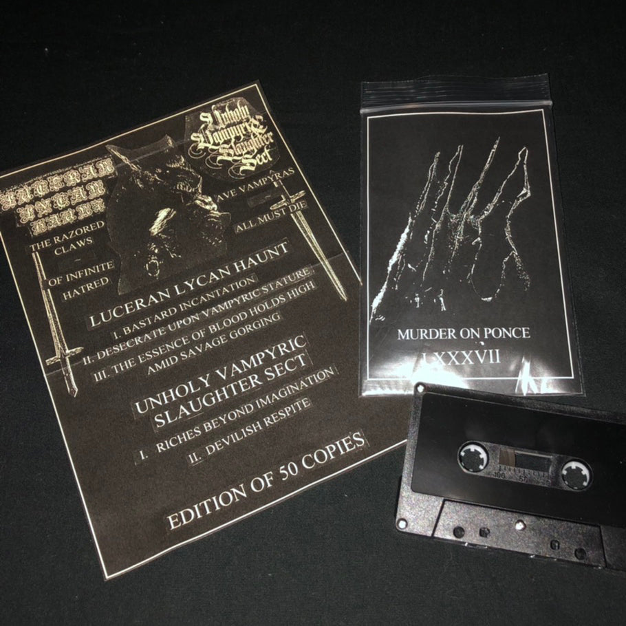 Luceran Lycan Haunt / Unholy Vampyric Slaughter Sect : Split CS