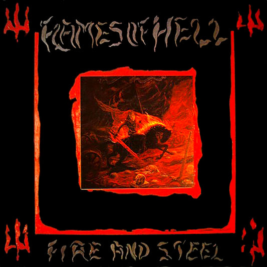 Flames of Hell - Fire and Steel LP (Black or Red marble vinyl)