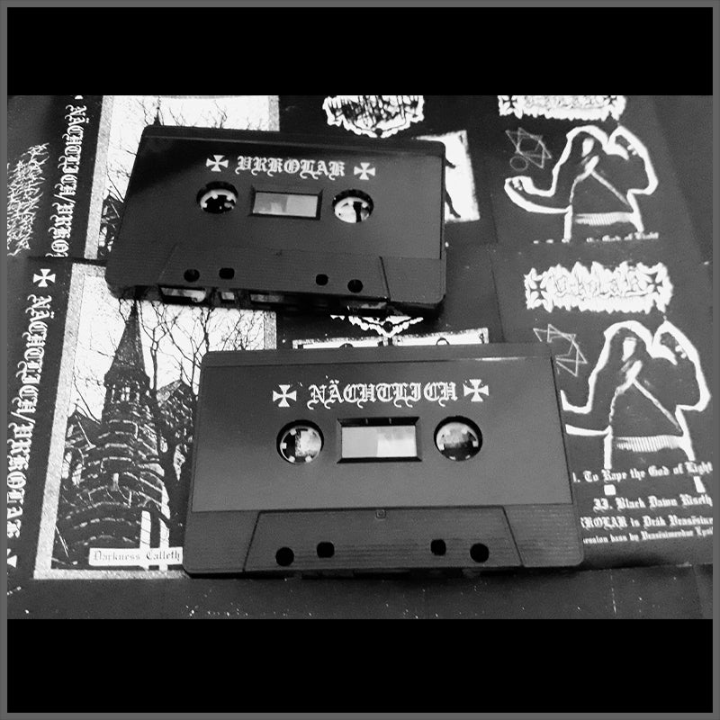 Nächtlich / Vrkolak - Darkness Calleth Upon Us (Pro Tape)