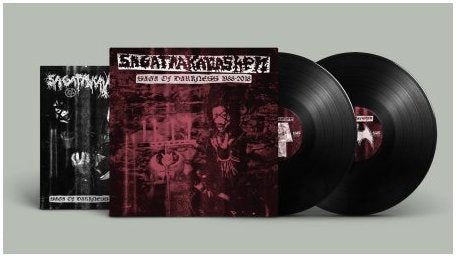 SAGATRAKAVASHEN "Saga of darkness" gatefold 2xLP + 20 page book (black)