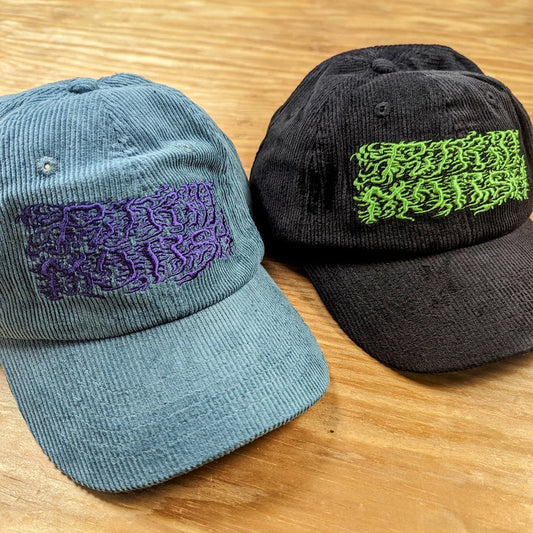 PUTRID MARSH "Music For Maniacs" Embroidered Corduroy Dad Hat (2 COLOR OPTIONS)