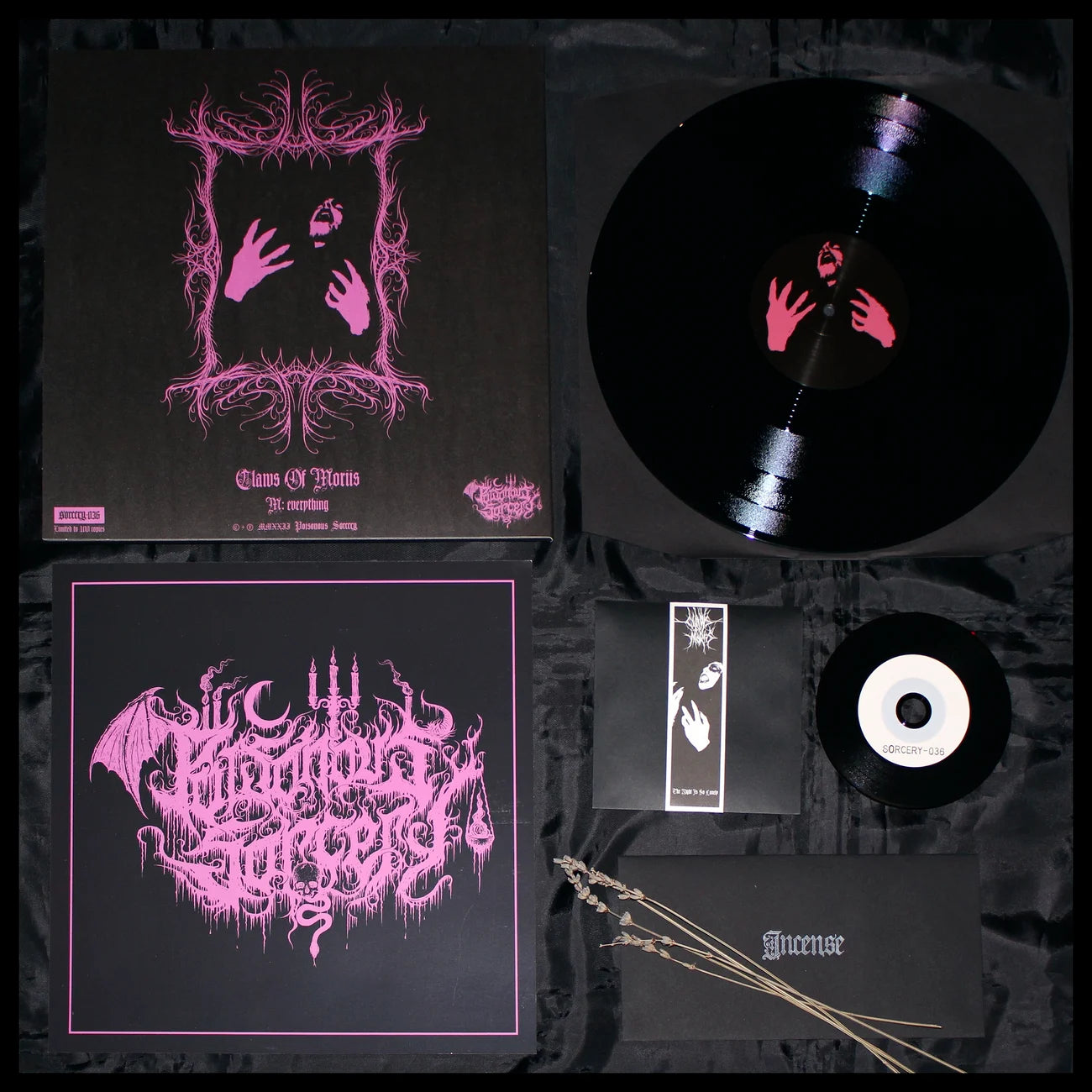 CLAWS OF MORIIS “THE NIGHT IS SO LOVELY” LP [SORCERY-036]