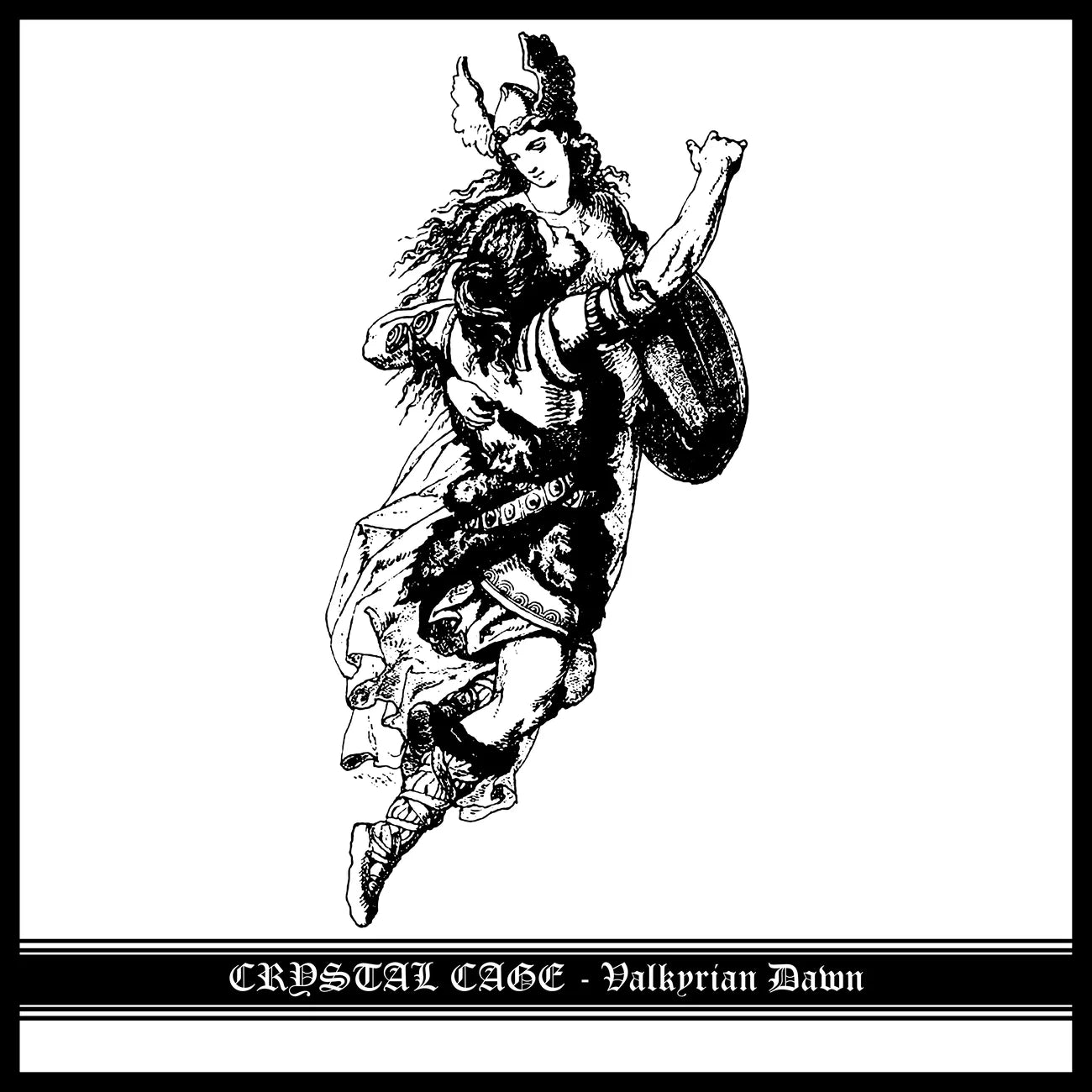 CRYSTAL CAGE “VALKYRIAN DAWN” LP [SORCERY-037]
