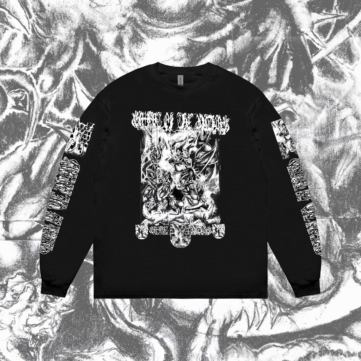 Crypt of the Wizard - Ancientdiet - Black Long Sleeve shirt