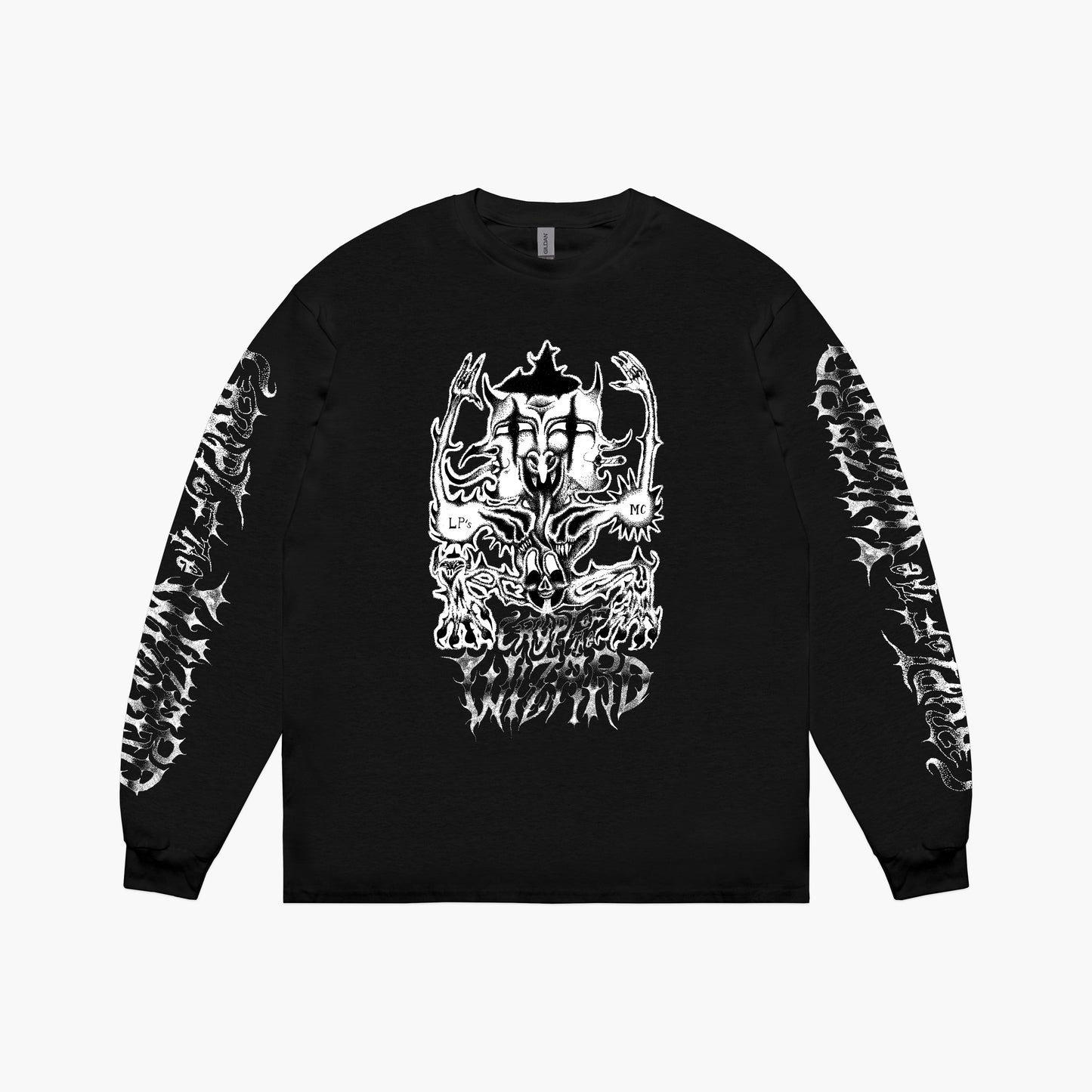 Crypt of the Wizard - Chris Taylor - Black Long Sleeve shirt