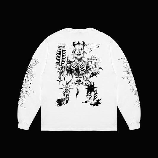 Crypt of the Wizard - Chris Taylor - White Long Sleeve shirt