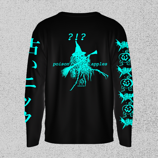 OLD NICK Black Longsleeve Tee - PREORDER