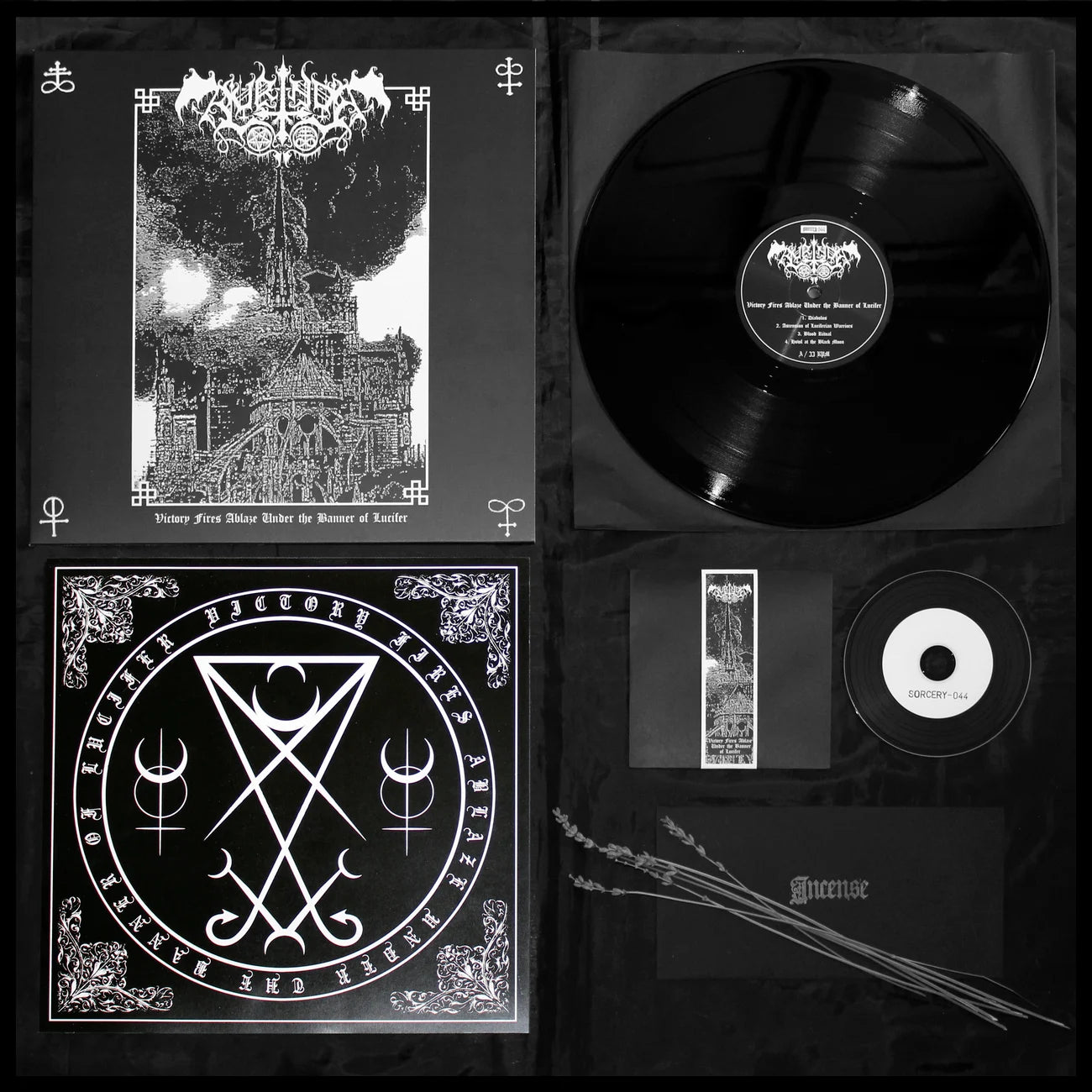 LURING "Victory Fires Ablaze Under the Banner of Lucifer" LP [SORCERY-044]
