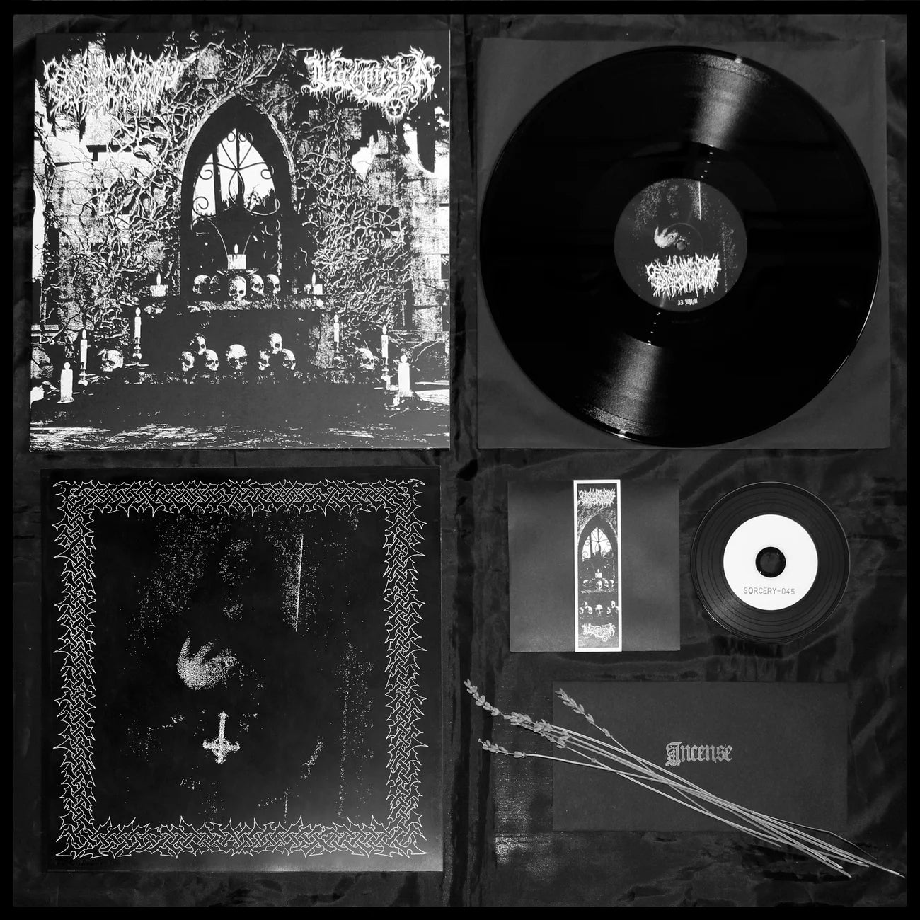 CEREMONIAL CRYPT DESECRATION / VAMPIRSKA LP [SORCERY-045]