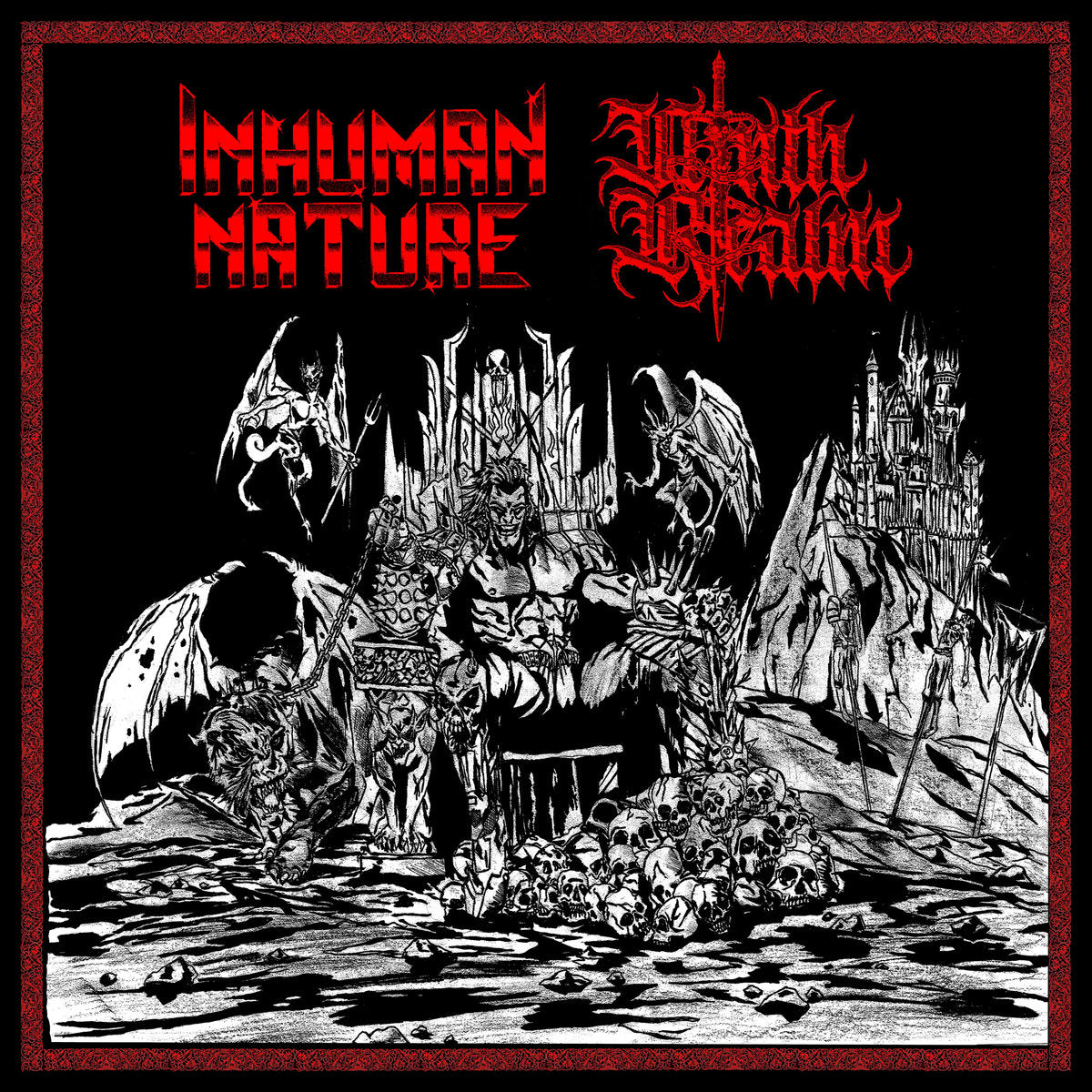 Inhuman Nature / Ninth Realm - Split LP