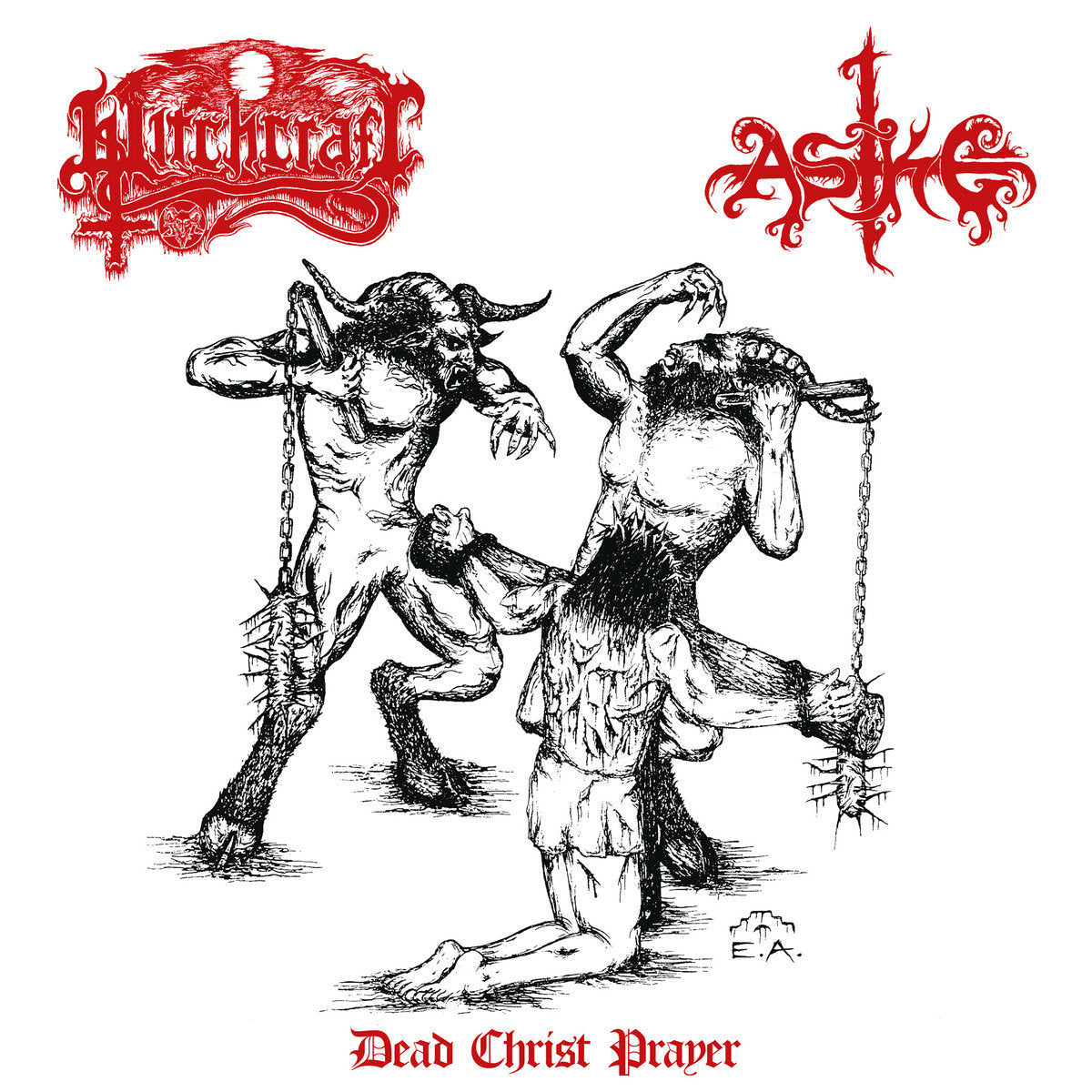 Witchcraft / Aske - Dead Christ Prayer Split (White Vinyl) LP
