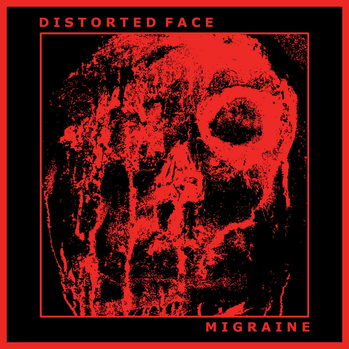 Distorted Face - Migraine 7" (Black Cover variant)