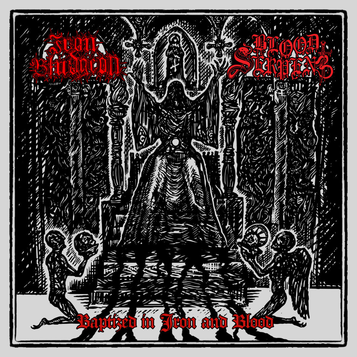 Blood Serpent/Iron Bludgeon - Baptized In Iron And Blood CD