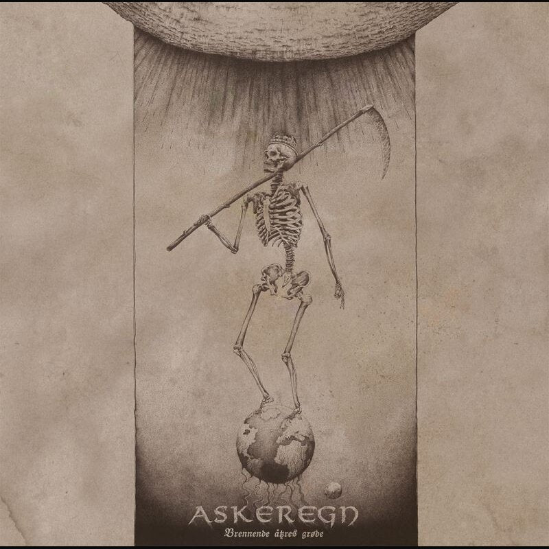 Askeregn - Brennende Aakres Groede (12'' LP) Black