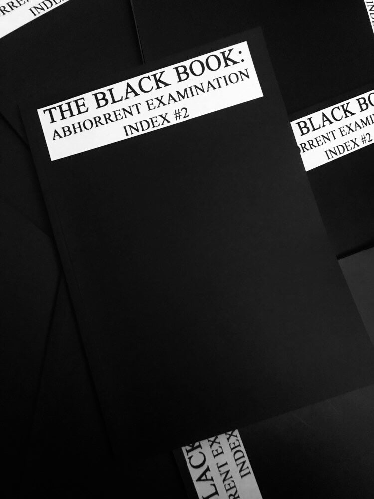 THE BLACK BOOK: ABHORRENT EXAMINATION INDEX #2