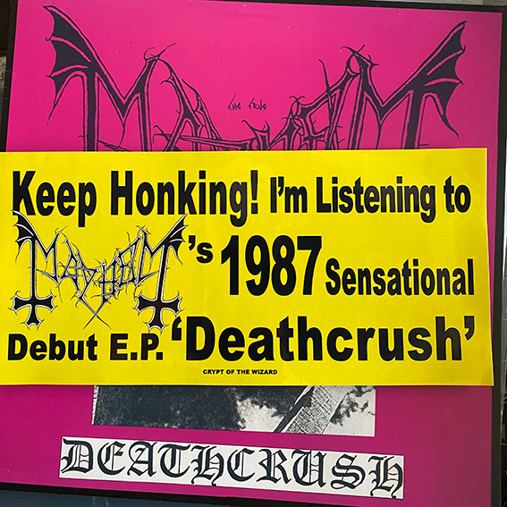 Keep Honking 'Deathcrush' Bumper Sticker