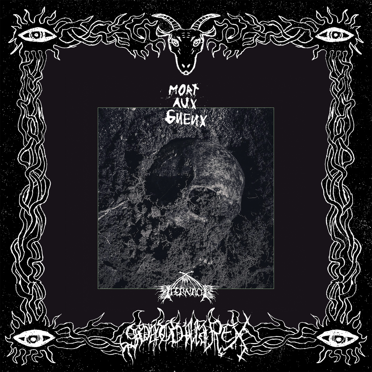 WAXGOAT273 IFERNACH/MORT AUX GUEUX (CAN) - MURDER CHAOS CREMATORIA/L' ENRACINEMENT - LP