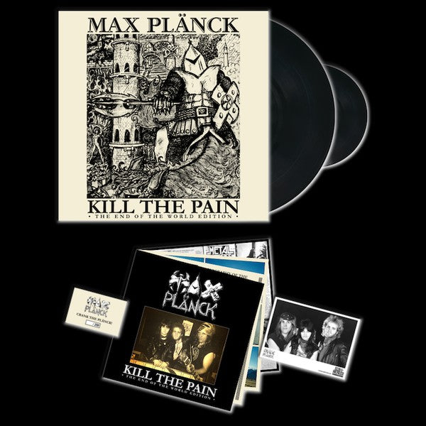 Max Plänck - Kill The Pain - The End Of The World Edition" BLACK LP + 7"
