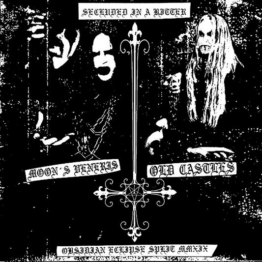 MOON'S VENERIS / OLD CASTLES - "Secluded in a Bitter Obsidian Eclipse" LP [SORCERY-021]