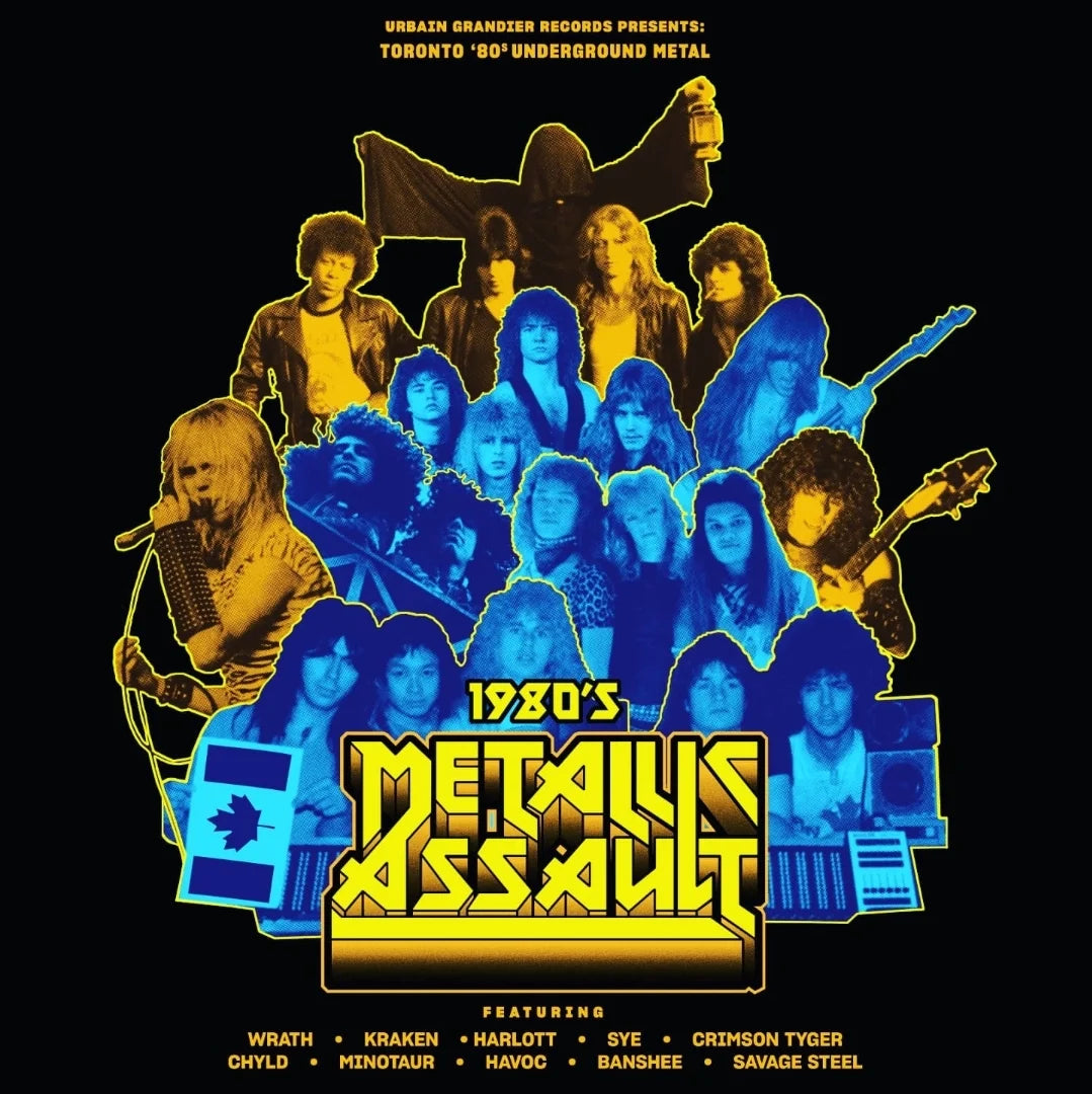 V/a Metallic Assault Eighties Metal Compilation LP