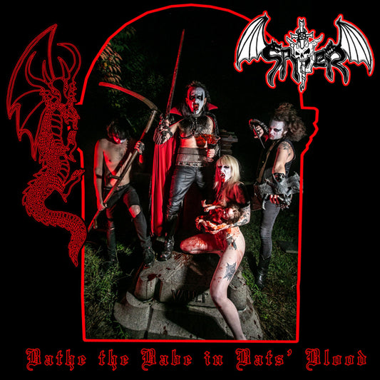 Spiter - Bathe The Babe In Bats' Blood (12" Gatefold LP on Red Vinyl w/ Poster)