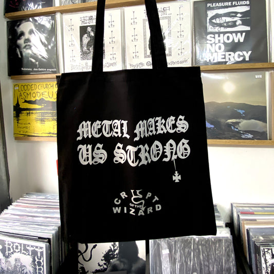 Metal Makes Us Strong Tote bag