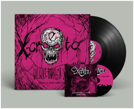 X-CRETA “We will thrash you!! Demos & Live 1984-1986” LP + CD + insert (black)